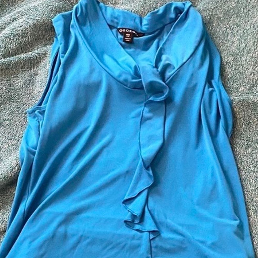 George Blue Tank Skirt Combo - Size S (4-6)